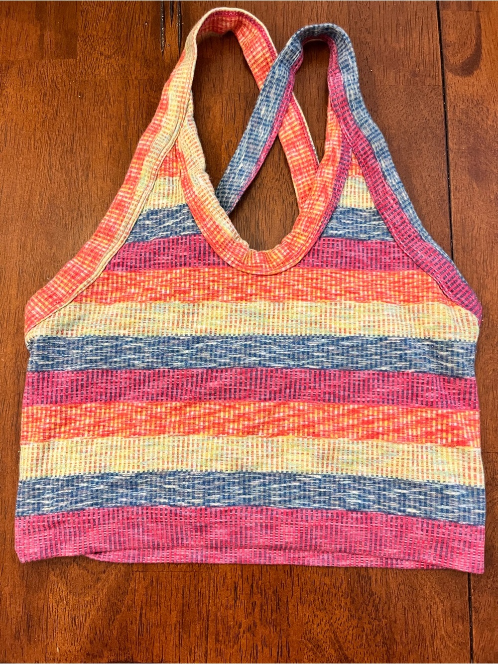Free People Like New Striped Crop Tank - M/L
